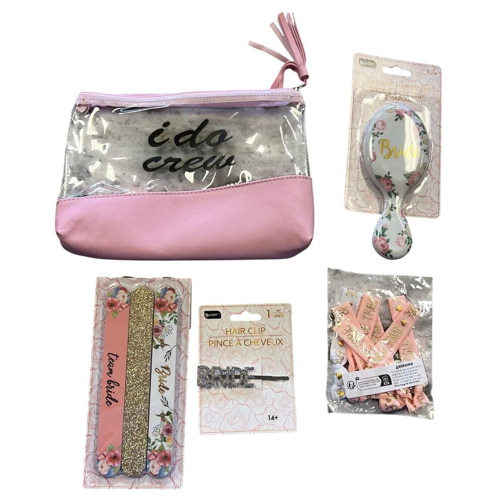 "I Do Crew" Clear Bridesmaid Gift Bag